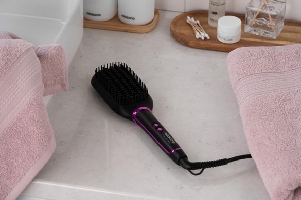 Щітка-випрямляч Ardesto Violet Pro HSB-Y220PRO, 50Вт, 130-210C, кераміка, чорний (387824) HSB-Y220PRO фото