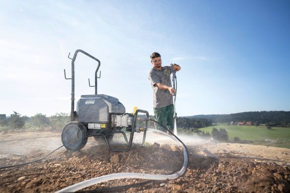 Мойка высокого давления Karcher archer HD 9/20-4 М Classic, 6500Вт, 380В, 200бар, 900л/час, шланг 10м, 57кг 1.367-903.0 фото