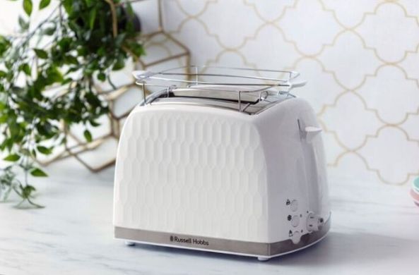 Тостер Russell Hobbs 26060-56 Honeycomb White (6651552) 23871034003 фото