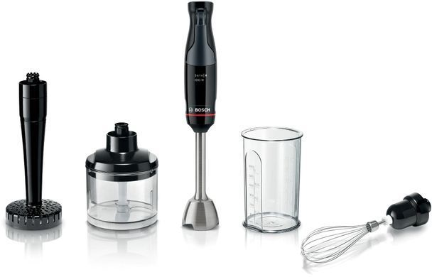 Блендер погружной Bosch 1000Вт, 4в1, черный (383429) MSM4B623 фото