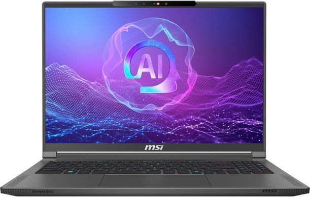 Ноутбук MSI Creator A16 AI+ A3XVGG 16 UHD, Ryzen AI 9 HX 370, 32GB, F2TB, NVD4070-8, W11P, сірий (390001) 9S7-15FK24-266 фото