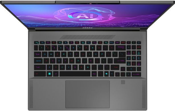 Ноутбук MSI Creator A16 AI+ A3XVGG 16 UHD, Ryzen AI 9 HX 370, 32GB, F2TB, NVD4070-8, W11P, сірий (390001) 9S7-15FK24-266 фото