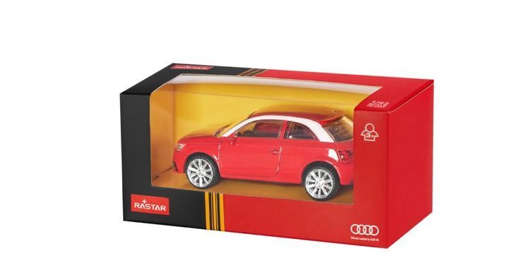 Машинка Rastar Audi A1 1:43 Червоний ibs_4540134 фото