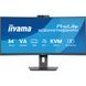 34" 21:9 вигнутий VA РК монітор, 0,4 мс (MPRT), 120 Гц, Adaptive Sync, KVM свіч, 2xHDMI,/1xDP/1xUSB IIYAMA XCB3497WQSNPH-B1 3731958