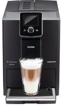 Nivona Кавамашина автоматична CafeRomatica NICR 820, 1465 Вт., резервуар для води 1.8 л., 15 Бар., механ., сірий. (351153) NICR820 фото