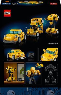 Конструктор LEGO Icons Трансформери. Бамблбі (391628)