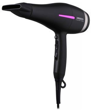 ARDESTO Фен Violet PRO HD-Y223PRO, 1850-2200Вт, 2 швидкості , 3темп.режими, дифузор, чорний (359661) HD-Y223PRO фото