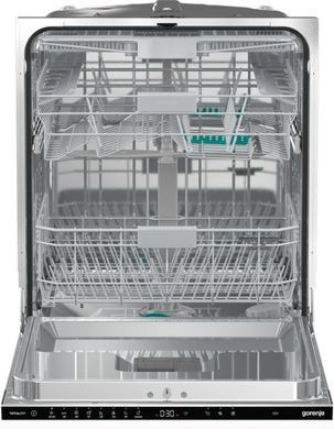 Gorenje Посудомийна машина вбудовувана, 16компл., A+++, 60см, інвертор,Wi-Fi, сенсорн.упр, 3 кошики, білий (369600) GV673C60 фото