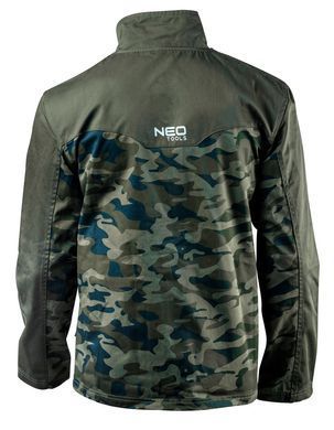 Робоча куртка Neo Tools 81-211 CAMO, бавовна та поліестер S