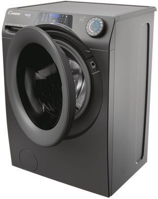 Candy Пральна машина фронтальна, 7кг, 1400, A+++, 45см, дисплей, пара, інвертор, cріблястий (375239) RP4476BWMRR/1-S фото