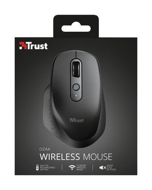 Trust Мышь Ozaa Rechargeable WL Black 23812_TRUST фото