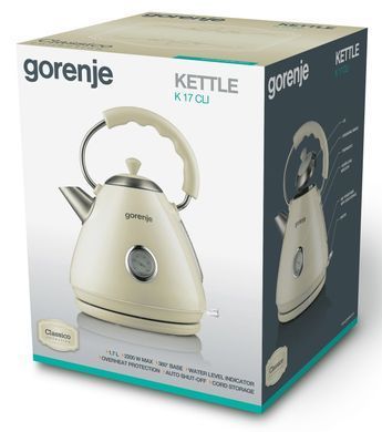 Електрочайник Gorenje K17CL K17CLI фото