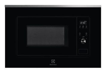 Electrolux Микроволновая печь встраиваемая, 20л, электр. управл., 700Вт, дисплей, черный+нерж LMS2203EMX фото