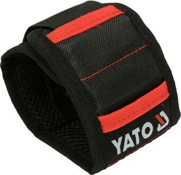 Пояс наручный с 2 ​​карманами, магнетизированный YATO, 340х90 мм, из нейлона