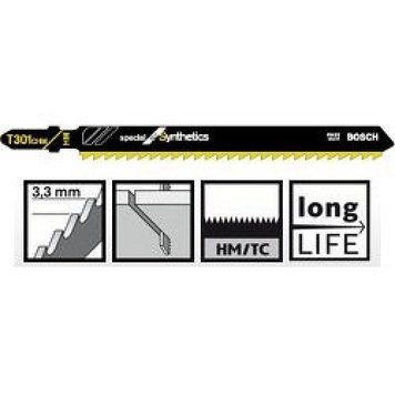 Пиляльне полотно Bosch Special for Synthetics T 301 CHM 3шт(2608667450)