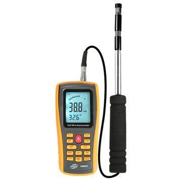 Термоанемометр професійний USB 0,3-30 м/с, 0-45 &deg;C BENETECH GM8903