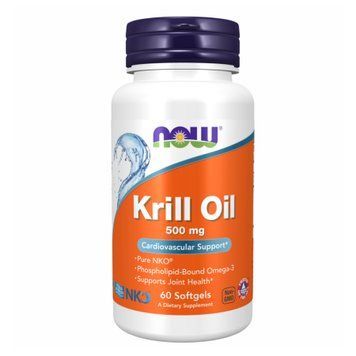 Krill Oil 500 mg - 60 sgels Now Foods / Масло Крыля (Neptune Krill Oil)