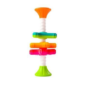 Пирамидка-спиннер Fat Brain Toys MiniSpinny тактильная (FA134-1) dt_9447 фото