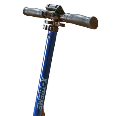 Самокат подростковый X-TREME AS-2008AA сине-черный, складной с амортизатором