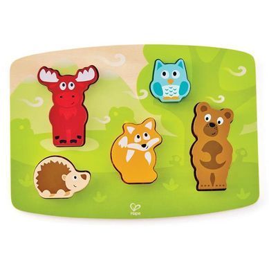 Тактильная рамка-вкладыш Hape Лесные зверята (E1621) dt_12212 фото