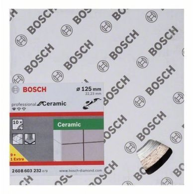 Круг алмазный BOSCH 125/22,23 Standart Ceramic 1 шт (2608603232/2202)