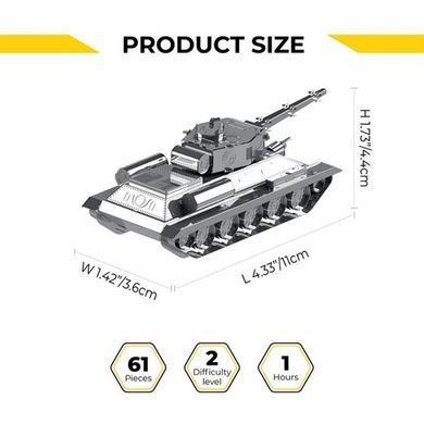 Коллекционная модель-конструктор Metal Time Танк T-34/85 (MT071) dt_94830 фото