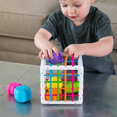 Сортер-куб со стенками-шнурочками Fat Brain Toys InnyBin (F251ML) dt_13669 фото