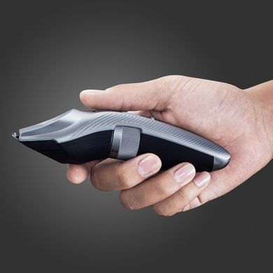 Panasonic Триммер для бороды, усов и головы, сеть+акум., насадок-2, кейс, сталь, серебристый
