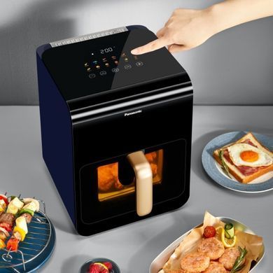 Panasonic Мультипіч 1450Вт, чаша-6л, сенсорне управл., 11 авто. программ, пластик, чорно-синій (384196) NF-CC600ATS фото