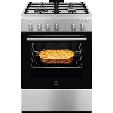 Electrolux Плита газова, 59л, 60x60см, чавун, нерж (379055) LKG600011X фото
