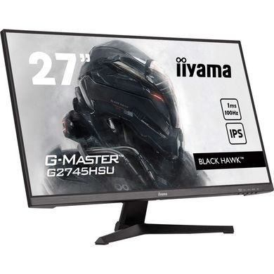 27" 16:9 ігровий IPS РК монітор, 1920х1080, 1 мс (MPRT), 100 Гц, Adaptive Sync, 1xHDMI 1.4/1xDP 1.2/ IIYAMA G2745HSU-B2 3729363 фото