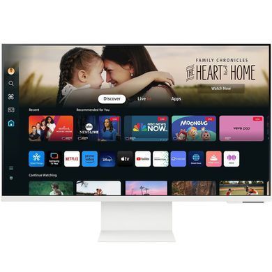 Монітор Samsung 31.5"Smart M8 S32BM801 HDMI, USB, Bluetooth, MM, Cam, VA, 3840x2160, 4ms (381846) LS32DM801UIXUA фото