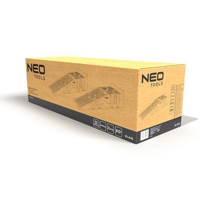 Комплект рамп-подножек NEO 10‑478, композитные, 2 шт, нагрузка 3000 кг, 910&times;310&times;170 мм