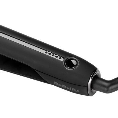 BaByliss Випрямитель Super Styler, темп.режимов-5, 160-200С, LEd индикатор, технол, Micro Heating Matrix, термо коврик, керамика, черный ST485E фото