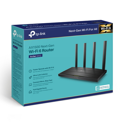 Бездротовий маршрутизатор TP-Link TP-LINK Archer AX12