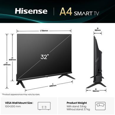 LED-телевизор Hisense 32A4Q (7134241) 20016098 фото
