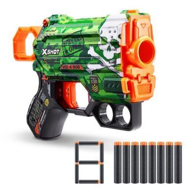 Скорострельный бластер X-Shot Skins Menace Camo 8 патронов (36515A) dt_25369 фото