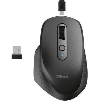 Trust Мышь Ozaa Rechargeable WL Black 23812_TRUST фото