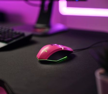 Trust Мышь GXT 109 FELOX RGB Pink 25068_TRUST фото