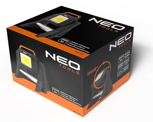 Галогенний телескопічний прожектор NEO TOOLS 99-124, 3000 лм, акумулятор 10 000 мАг 99-124 фото