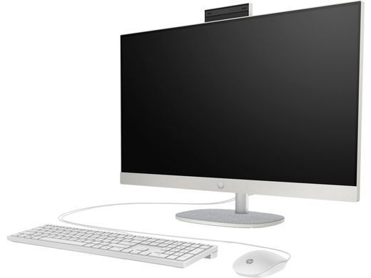 HP ПК Моноблок All-in-One 27" FHD IPS AG, Intel i5-1335U, 16GB, F512GB, UMA, WiFi, кл+м, DOS, белый AR0N5EA фото