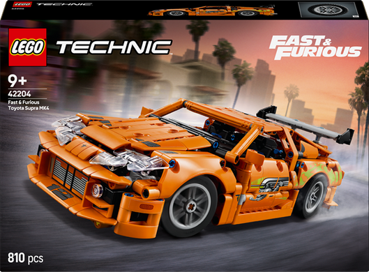 Конструктор LEGO Technic Fast and Furious Toyota Supra MK4 810 деталей (42204)