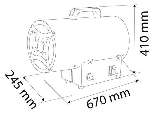 Теплова гармата NEO tools 90-085 50 кВт 220 В газ 90-085