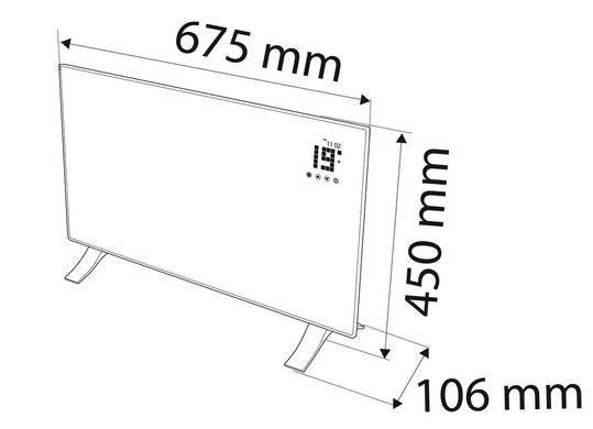 Конвектор Neo Tools 90-091 1500 Вт, IP24