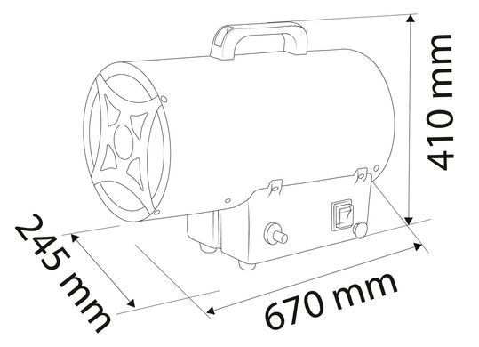 Теплова гармата NEO tools 90-085 50 кВт 220 В газ 90-085
