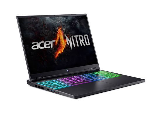 Acer Ноутбук Nitro 16 AN16-73 16" WUXGA IPS, Intel i7-14650HX, 16GB, F512GB, NVD4050-6, Lin, чорний (382611) NH.QSNEU.004 фото