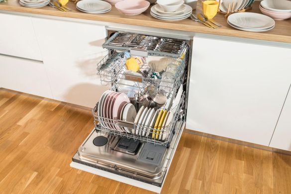 Gorenje Посудомийна машина вбудовувана, 16компл., A+++, 60см, інвертор,Wi-Fi, сенсорн.упр, 3 кошики, білий (369600) GV673C60 фото