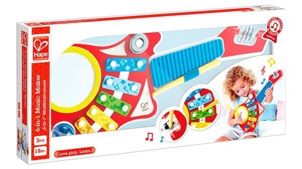 Дитяча гітара Hape Мініоркестр 6 в 1 (E0335) dt_12095 фото