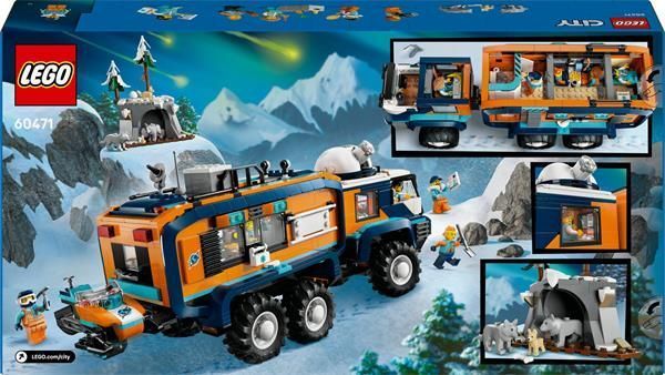 Конструктор LEGO City Арктический исследовательский грузовик с научной лабораторией 1064 детали (60471)
