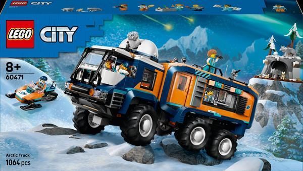 Конструктор LEGO City Арктический исследовательский грузовик с научной лабораторией 1064 детали (60471)